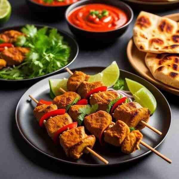 Пикантный куриный шашлык